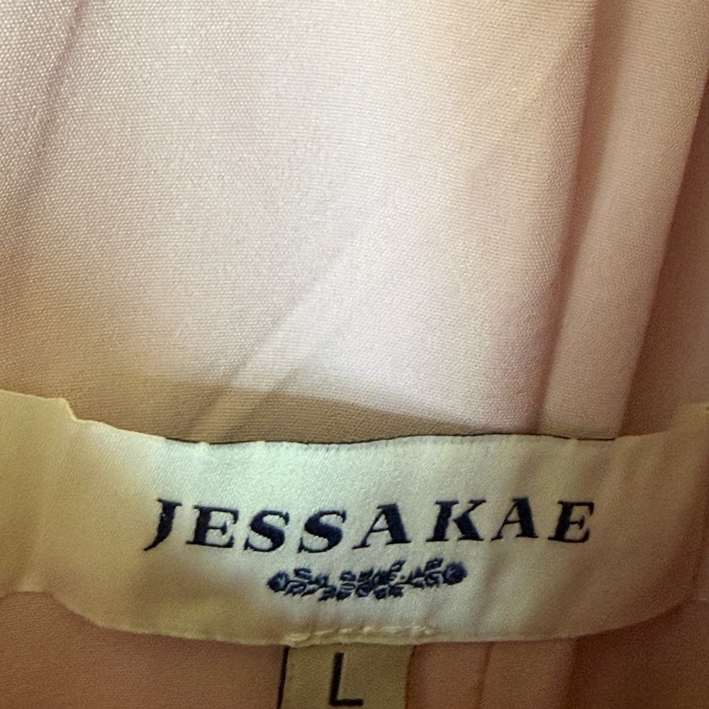 JessaKae Floral Embroidered Pink Dress - Picture 3 of 5